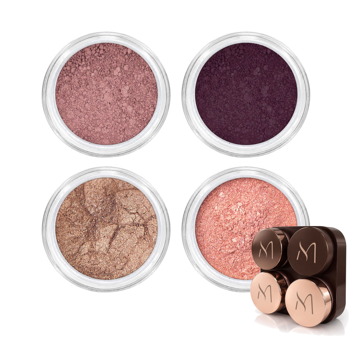 Oogschaduwsetje Losse Mineralen met houder. 20% korting